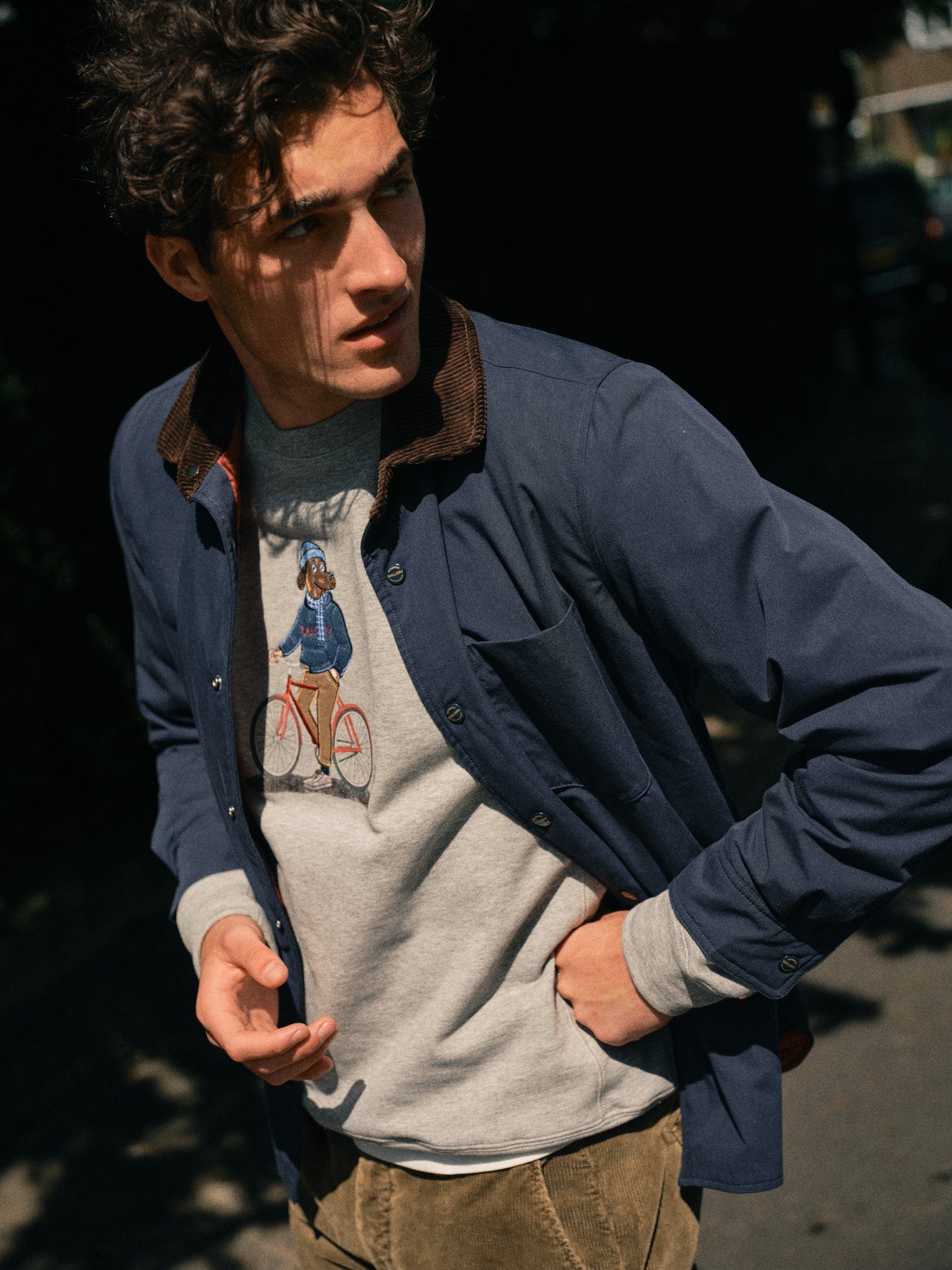 Modelshot / Grey Melange / Detail